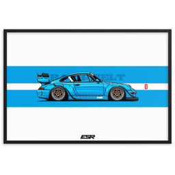 Porsche RWB - Framed Poster